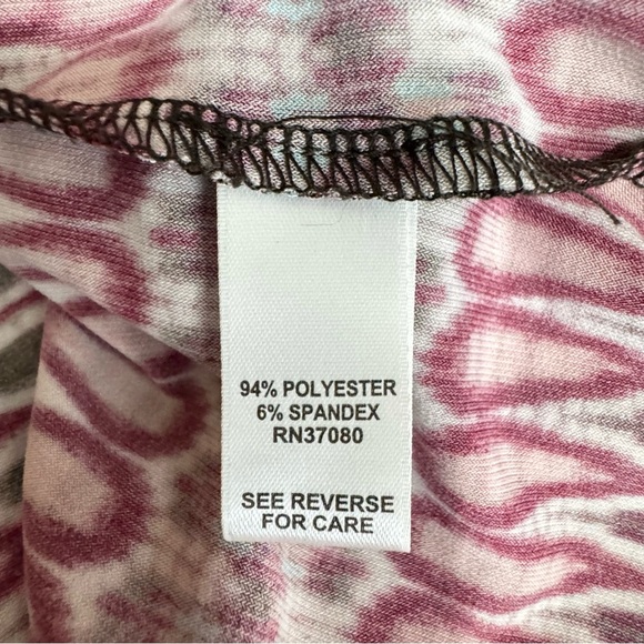 Cato Women’s High Low V-Neck Tassel Necklace Tunic Top - Picture 7 of 8